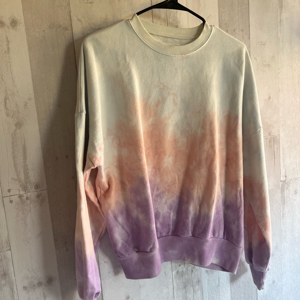 Lovers + friends tie dye sweatshirt